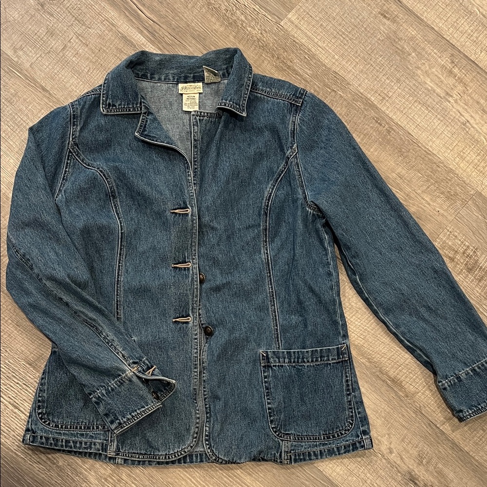 St. John's Bay Dark Blue Jean Jacket